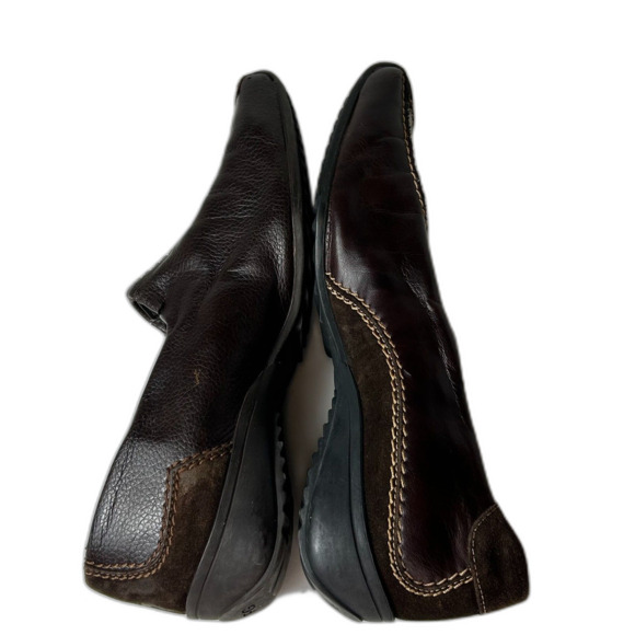 Paul Green Munchen Brown Leather Suede Mismatched Drivers Size 5/US 7.5-8 - Picture 5 of 13